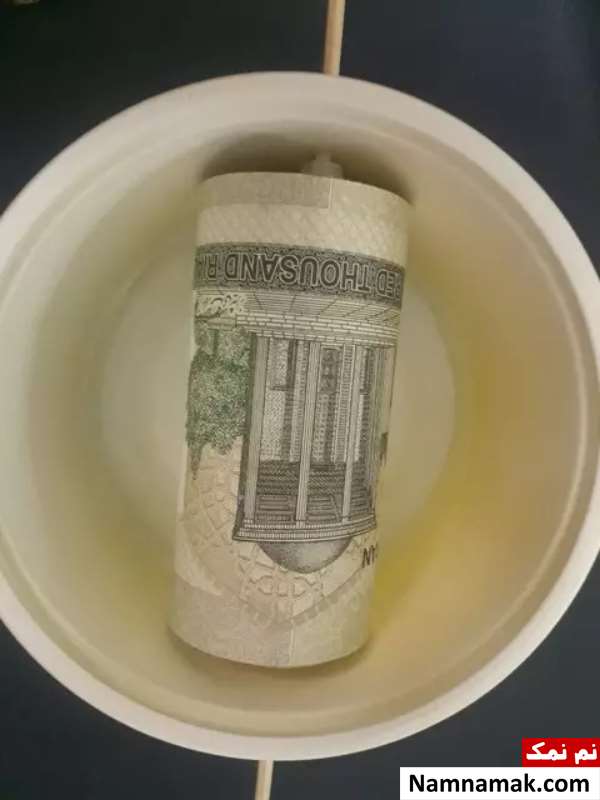 کیک سورپرایز پول و اسکناس