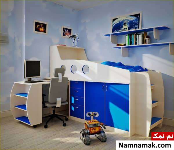 دکوراسیون اتاق بچه پسر با طراحی شیک 
