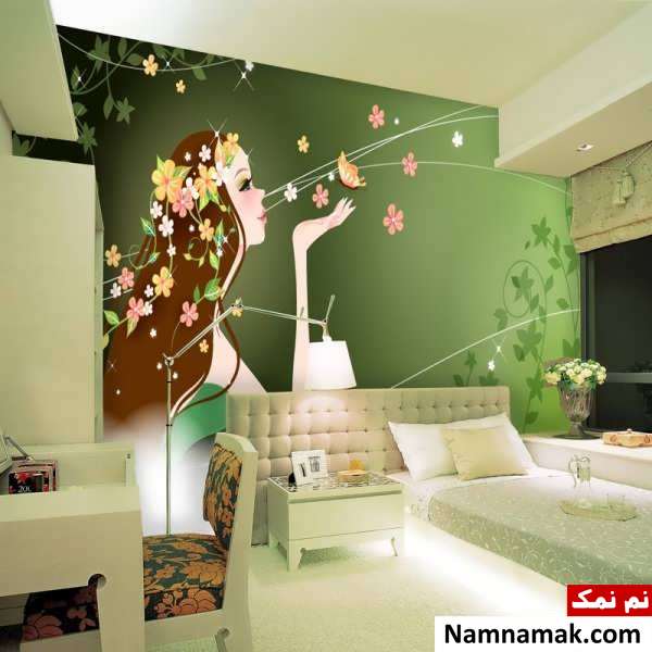 اتاق خواب های دخترانه با دکوراسیون های شیک و کاربردی 