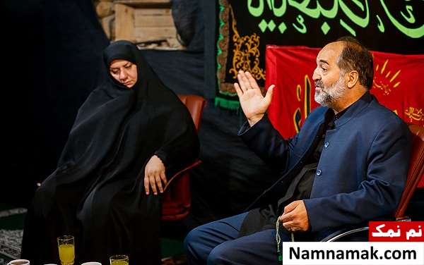 نریمان پناهی و همسرش سادات خانم