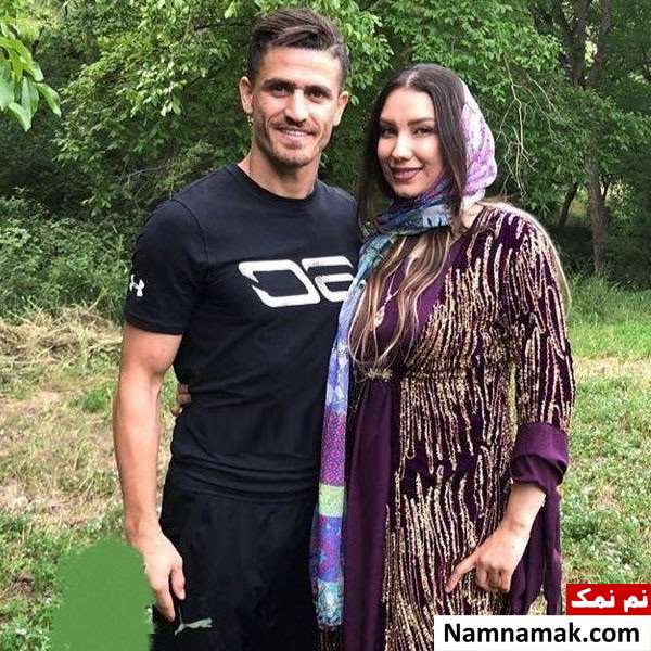 وریا غفوری و همسرش مونا اردلان