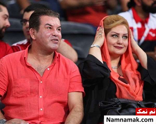 حمید استیلی و همسرش آناهیتا زهرایی