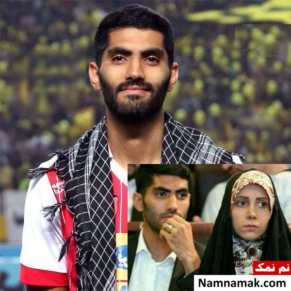 محمد انصاری و همسرش