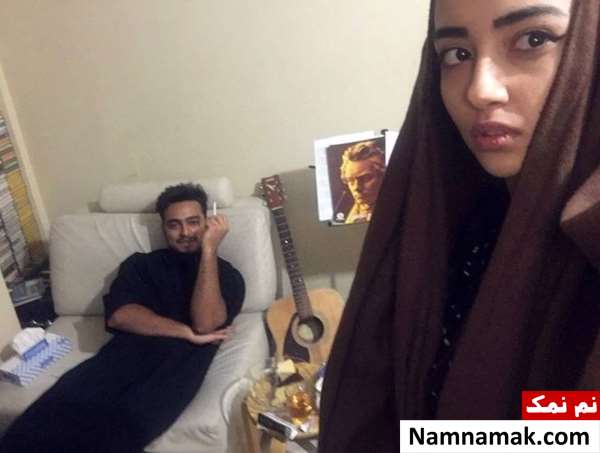 فرشته مرعشی و همسرش