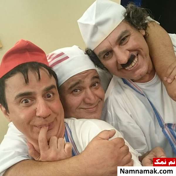 آرش میراحمدی ، داریوش فرضیایی و نادر سلیمانی در محله گل و بلبل
