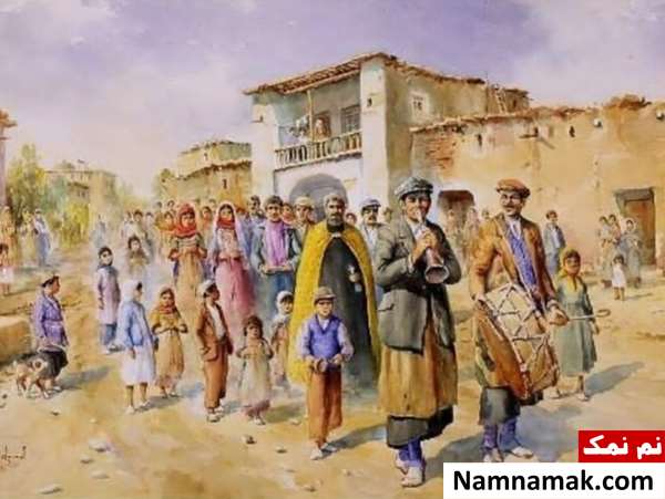 رسم اجاق رسمی در عروسی برای شناسایی مردان چابک 