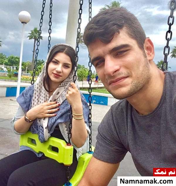 عکس عرفان آهنگریان و همسرش