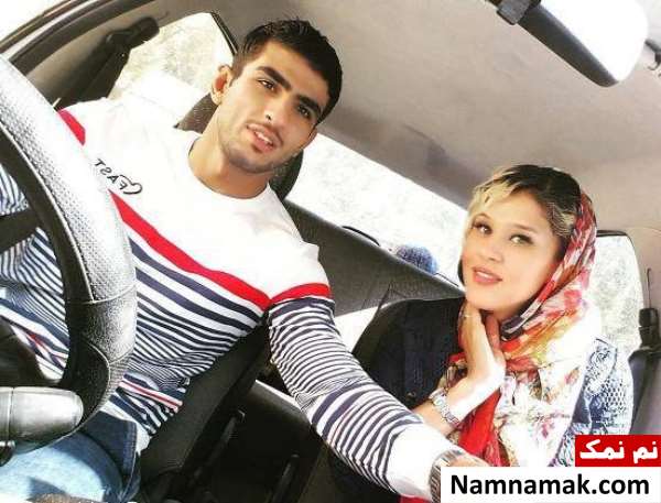 عکس محسن محمدسیفی و همسرش مهسا جاور