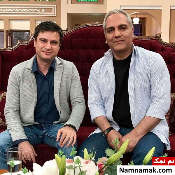 شهرام حقیقت دوست و مهران مدیری در برنامه دورهمی