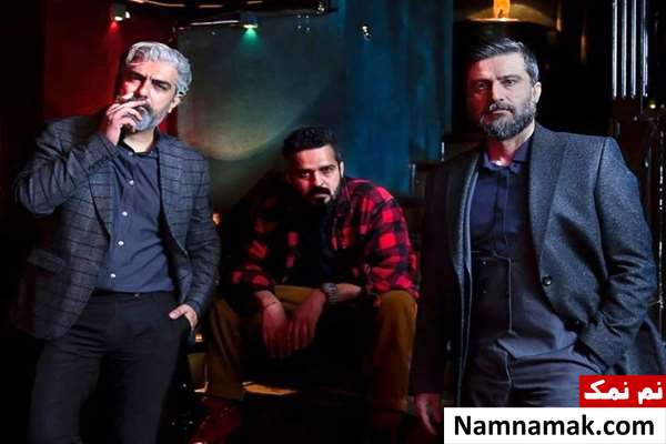 مجتبی پیرزاده ، شهرام حقیقت دوست و مهدی پاکدل در سریال آمستردام