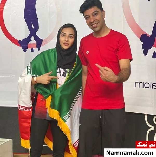 زندگینامه ترانه احمدی و همسرش ترانه احمدی و مربی اش احسان حبیب آبادی