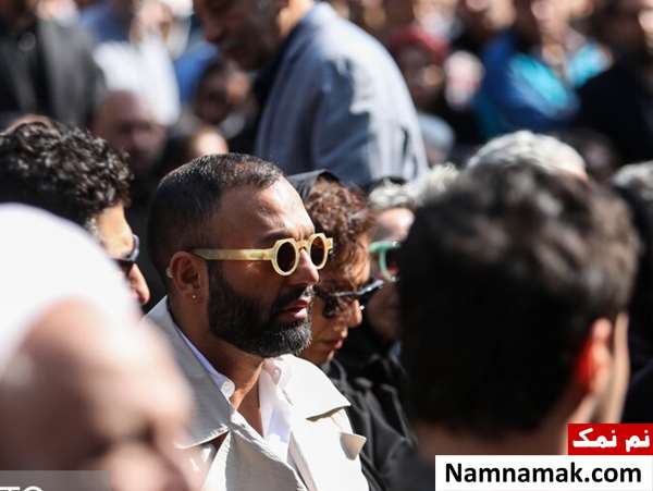 گزارش تصویری مراسم تشییع جنازه و خاکسپاری آتیلا پسیانی صابر ابر در مراسم خاکسپاری آتیلا پسیانی