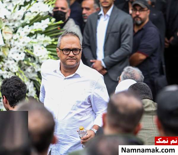 گزارش تصویری مراسم تشییع جنازه و خاکسپاری آتیلا پسیانی رامبد جوان در مراسم خاکسپاری آتیلا پسیانی