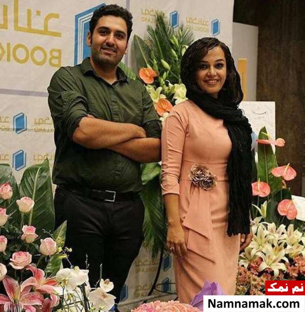مونا برزویی و همسرش علیرضا