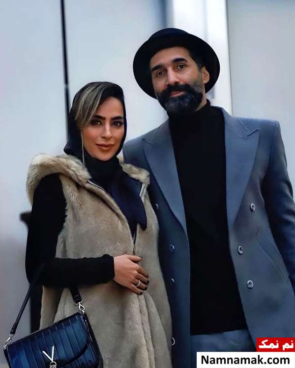 سمانه پاکدل و همسرش هادی کاظمی