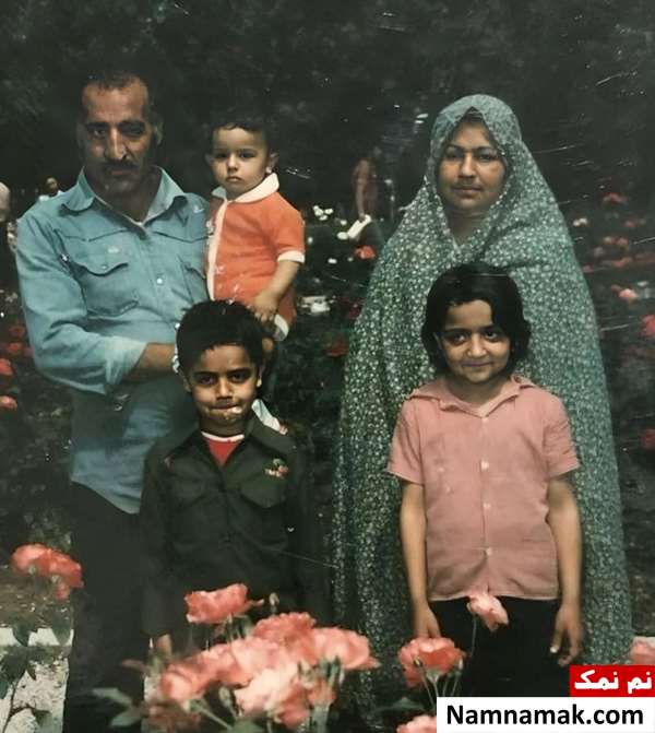 زندگینامه لیلا برخورداری و همسرش عکس کودکی لیلا برخورداری در کنار پدر و مادرش