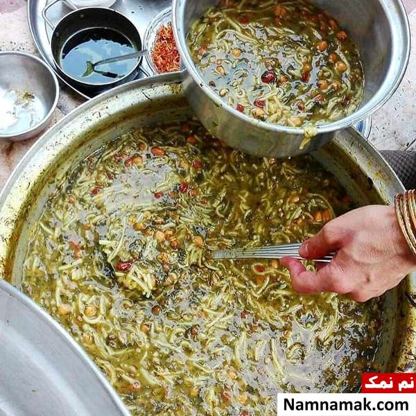 طرز تهیه آش رشته