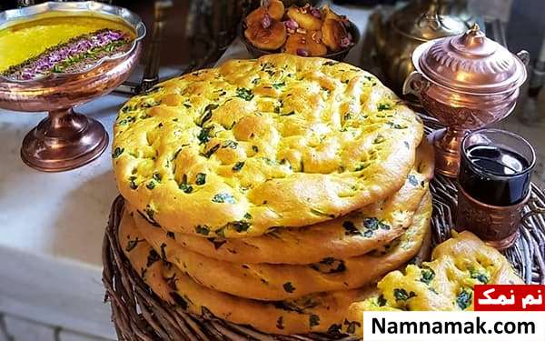 نان پنیر و پیازچه