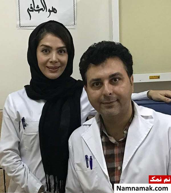 سامان نورمحمدیان و همسرش سارا محمدقاسم