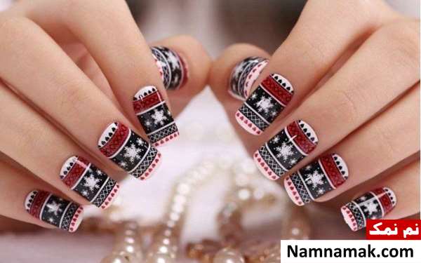 مدل های ناخن برای کریسمس