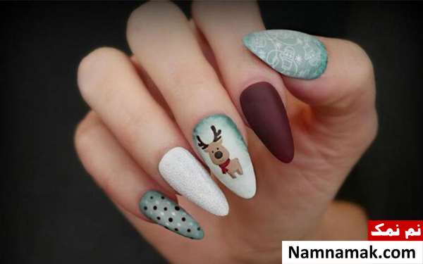 مدل های ناخن برای کریسمس