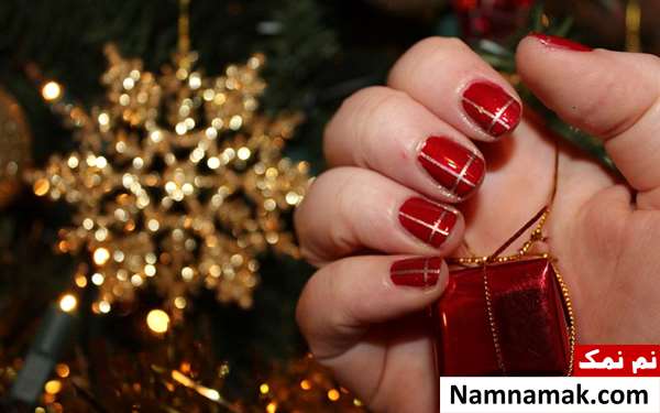 مدل های ناخن برای کریسمس