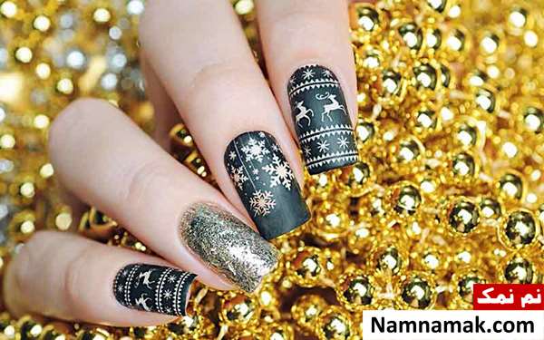 مدل های ناخن برای کریسمس