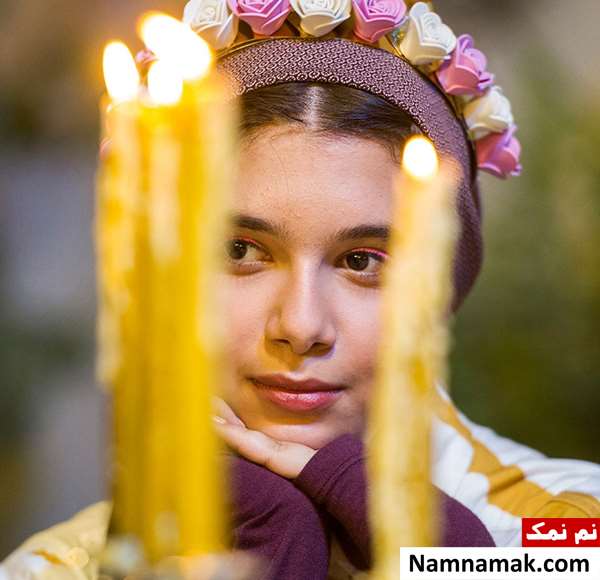 نفس بازغی در نقش تینا در سریال گناه فرشته