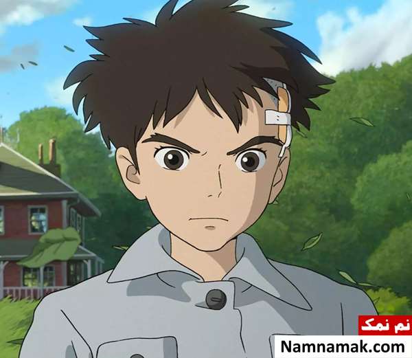 شخصیت پسر در انیمه The Boy and the Heron هایائو میازاکی برندگان جوایز گلدن گلوب 2024