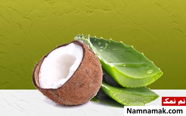 طرز تهیه ماسک روغن نارگیل و آلوئه ورا برای پوست و مو