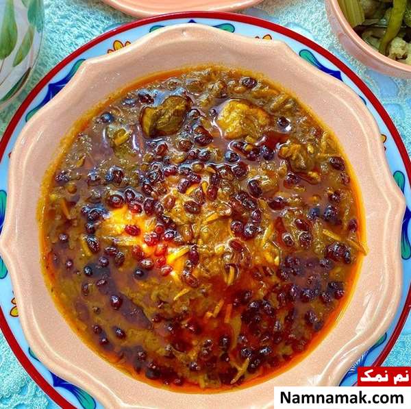 خورش خلال بادام کرمانشاهی