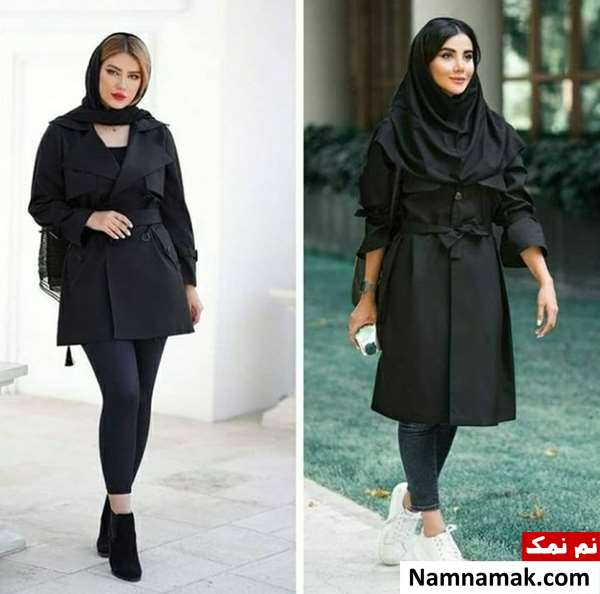 مانتو مشکی مجلسی با چه شلواری ست می شود؟