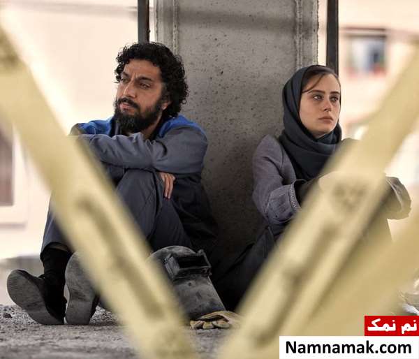 مهدی زمین پرداز و گلنوش قهرمانی در فیلم کوتاه خزنده