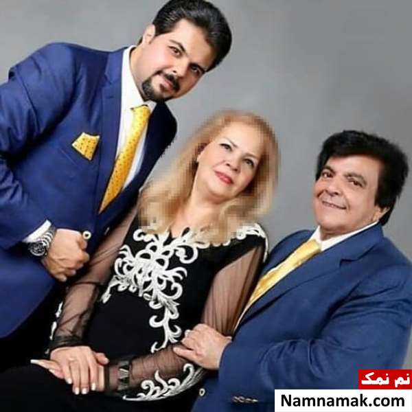 عباس قادری و همسرش و پسرش شهرام