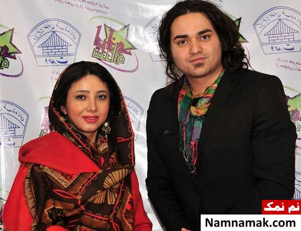 مرجان سپهری و همسرش هادی فرشچی