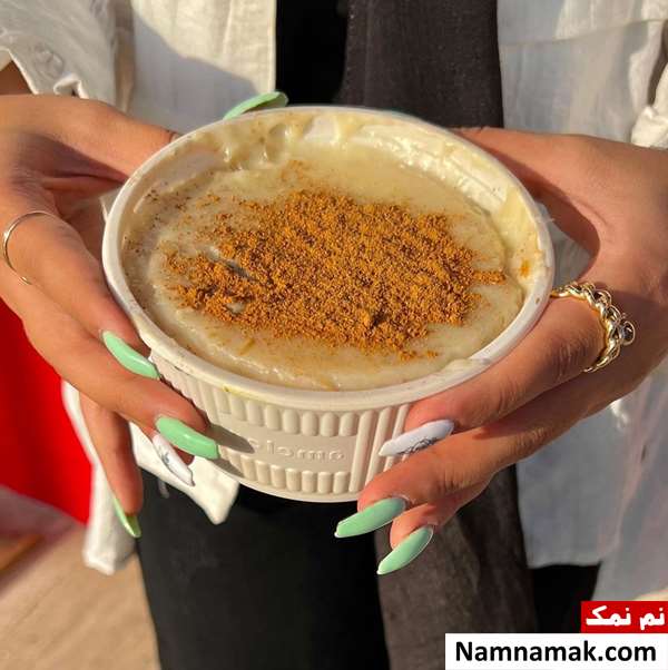 حلیم شیر بدون گوشت