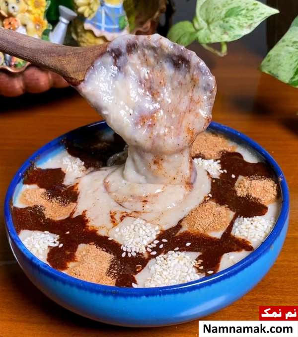 حلیم شیر بدون گوشت