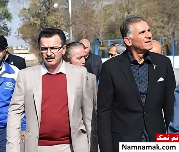 محمدرضا زنوزی مطلق و کارلوس کیروش