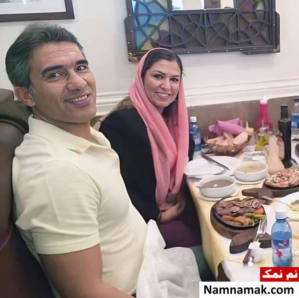 احمدرضا عابدزاده و همسرش
