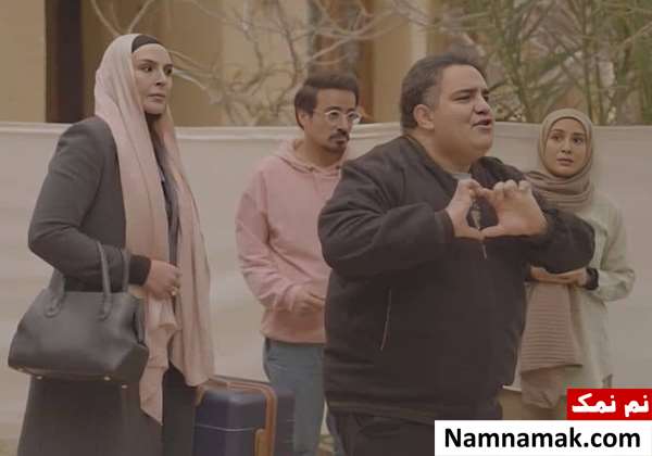 میرطاهر مظلومی و آزیتا ترکاشوند در سریال پشت پرده