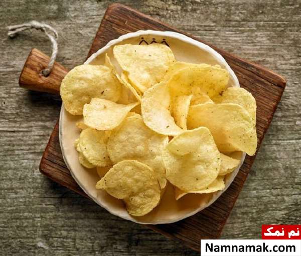 طرز تهیه چیپس خانگی به سه روش سرخ کردن ، فر و مایکرو