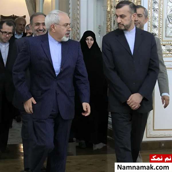 حسین امیرعبداللهیان و جواد ظریف