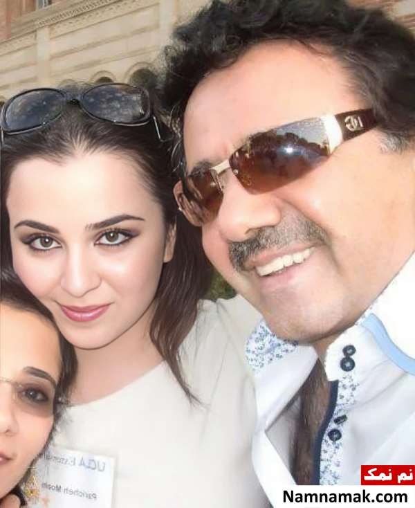 عکس معین خواننده و دخترش پریچهر