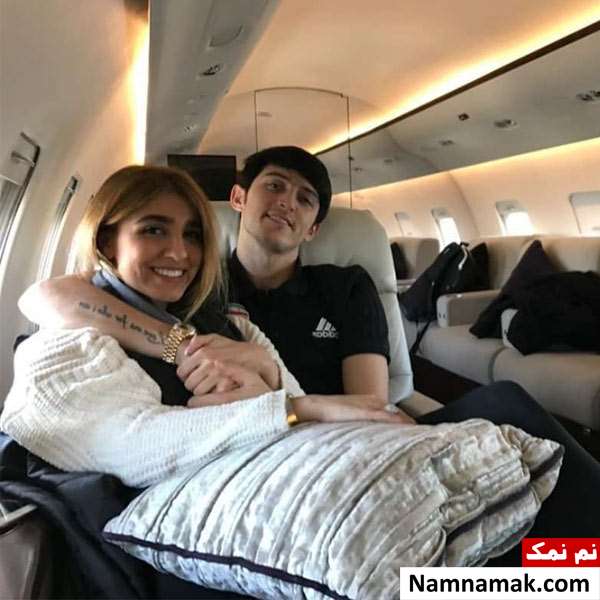 سردار آزمون و همسرش آناهیتا کریمی