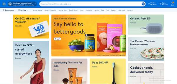 مارکت پلیس والمارت (https://www.newegg.com) پلتفرمی از شرکت Walmart است که به عنوان بزرگترین خرده فروش جهان شناخته می شود.