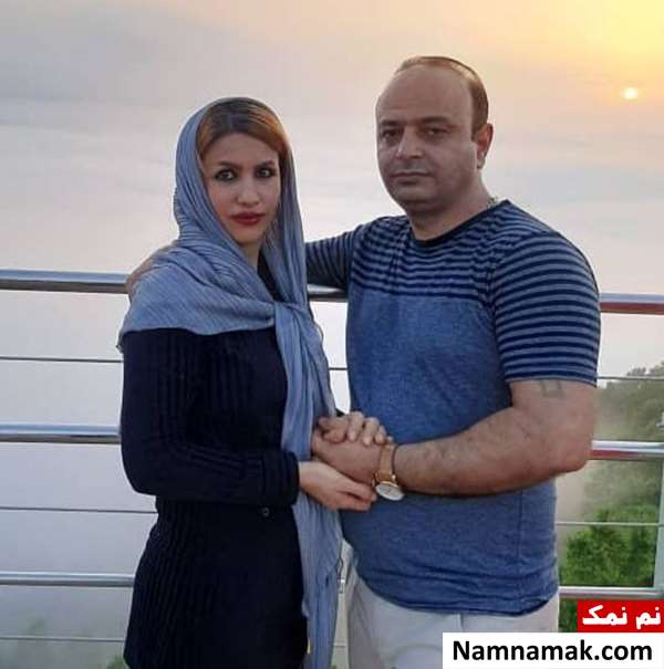 بهزاد هاشمی و همسر ش الهام محمدی