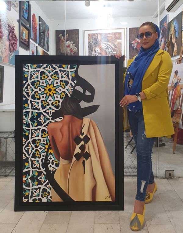 بهار رستمی نقاش سبک میکس مدیا بهار رستمی نقاش سبک میکس مدیا