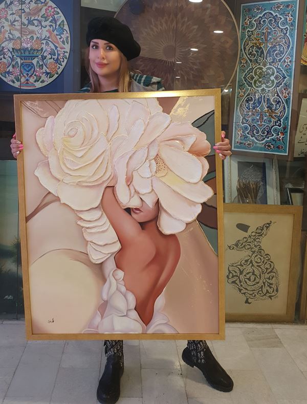 بهار رستمی نقاش سبک میکس مدیا بهار رستمی نقاش سبک میکس مدیا