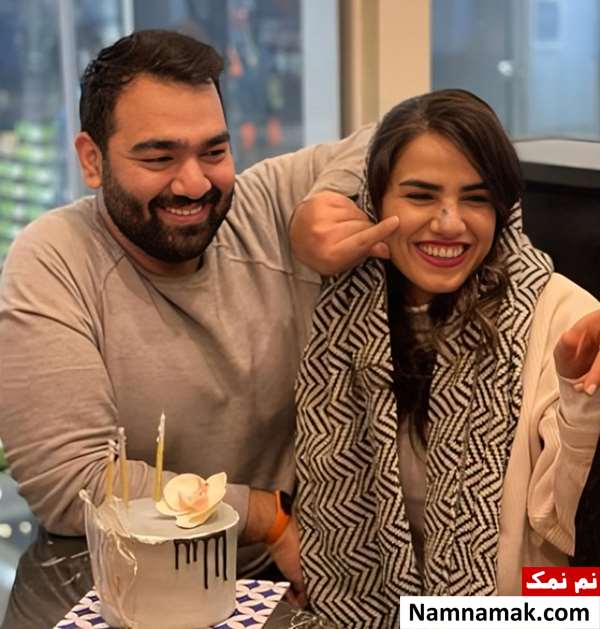 فرشته کریمی و همسرش