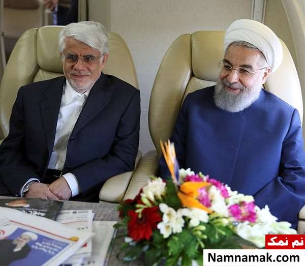 محمدرضا عارف و حسن روحانی